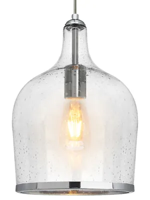 £34.99 • Buy Vintage Bubble Glass Shade Chandelier Pendant Ceiling Pub Home Diner Light H3022