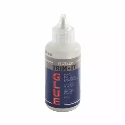 £4.99 • Buy Trim-It Hi-Tack Glue For Beads, Sequins & Diamante Crystals - 60ml Bottle