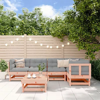 Tidyard 6 Pcs Garden Sofas Set Pallet Furnitures Set Patio Corner Sofa With V8G4 • £365.23