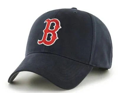 Boston Red Sox MLB Adult Men's Adjustable Navy Blue Team Logo Hat Hats Caps • $16.99