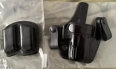 Milt Sparks Versa Max 2 RMR Glock 19/23 RH Leather Holster W/ Magazine Carrier • $439