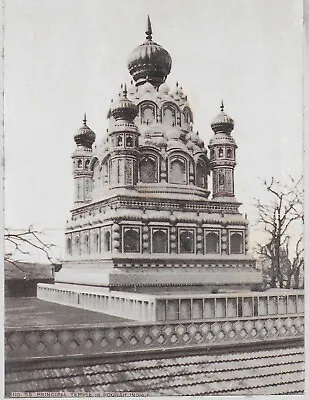 3 Cabinet Photos Scenes In India – Temple In Poonah Maharaja’s Residence Conve • $42.50