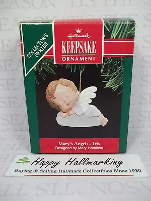 Hallmark 1991 Mary's Angels 4th Iris Ornament VSD-Box • $29