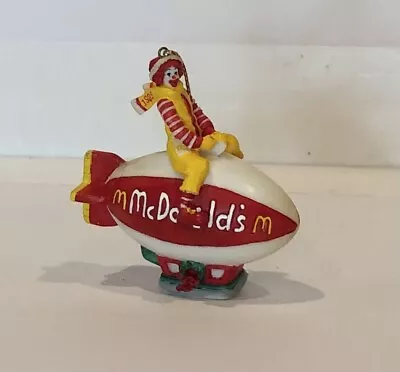 McDonald's  Riding High On McBlimp 1985  40 Years Of Famous Firsts Ornament VTG • $35