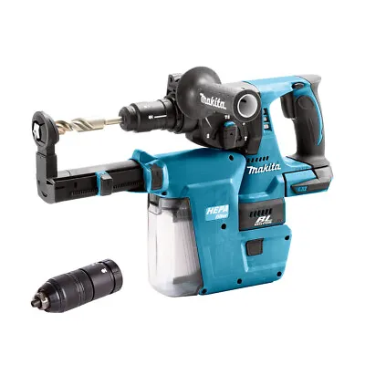 Makita DHR243ZV 18v SDS+ Brushless Hammer Drill With Extractor (Body Only) • £367