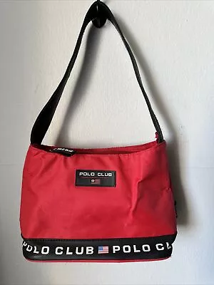 Vintage Ralph Lauren Polo Sport Messenger Crossbody Shoulder Bag Preowned • $24