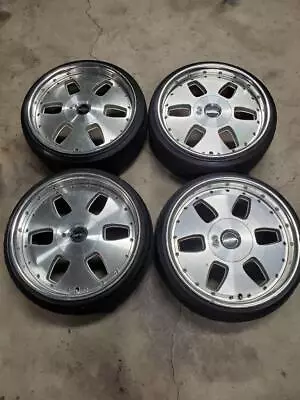 JDM Rare MAE Riverside PCD100 4 Hole 5 Hole Multi Dish No Tires • $2818.14