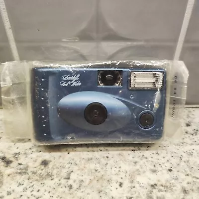 Vintage Y2K Davidoff Cool Water Disposable 35mm Film Camera Expired Blue Lomo • £12.74