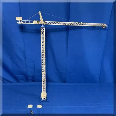 Vintage Pecco Tower Crane Table Construction Model May Need Parts Free Shipping • $99.99