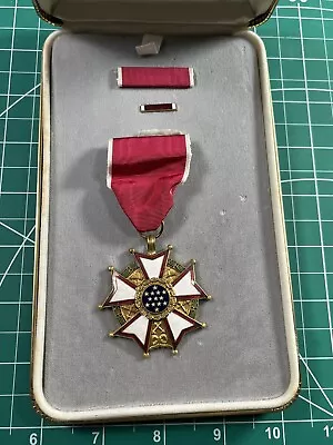 Legion Of Merit Medal W/ Box Ribbon And Lapel Pin • $49.99