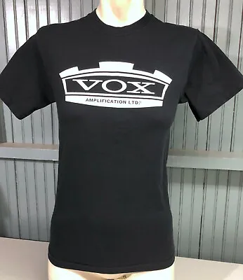 VOX Amplification Ltd Guitar Amps Black Small T-Shirt 16.5  Chest  • $14.26