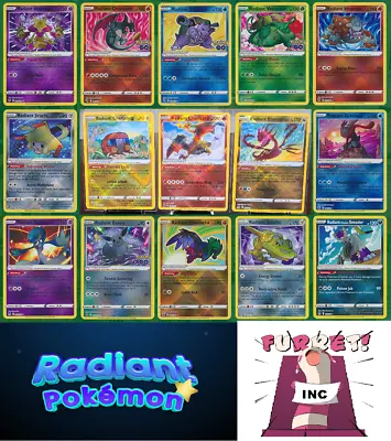 Pokemon TCG Assorted Cards - AMAZING/ RADIANT/ RAINBOW / FULL ART / V  Mint Card • $3.50