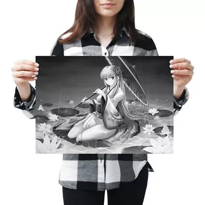 A3 - Cartoon Anime Girl Japanese Poster 42X29.7cm280gsm(bw) #38761 • £8.99