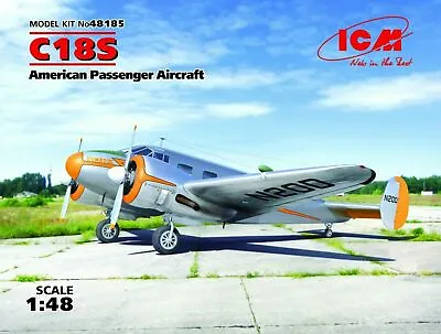  ICM 1:48 Scale Model Kit - C18S American Passenger Aircraft 	 ICM48185  • £28.91