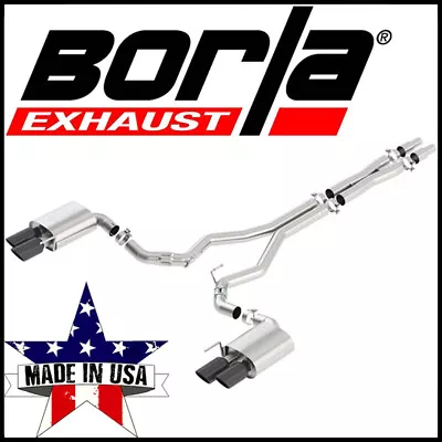 Borla ATAK 3  Cat-Back Exhaust System Fits 2018-2023 Ford Mustang GT Coupe 5.0L • $1809.99