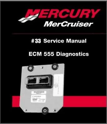 MerCruiser #33 PCM555 Diagnostics Service Manual CD   ---    # 33 PCM 555 • $14.71