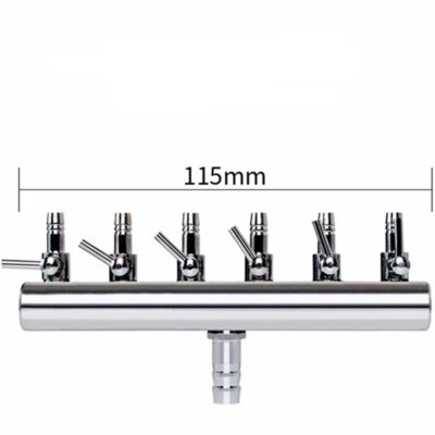 £8.99 • Buy 6-Way Aquarium Fish Tank Splitter Air Flow Line Control Lever Valve Distributor