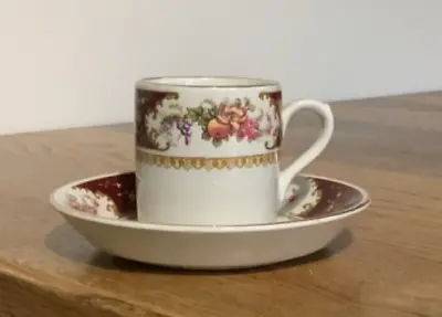 Sampson Bridgwood Ironstone Demitasse Cup And Saucer • £10