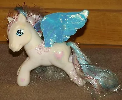 MY LITTLE PONY G3 Iridescent Blue Wings Tinsel Hair STAR CATCHER Hasbro 2004 • $14.99