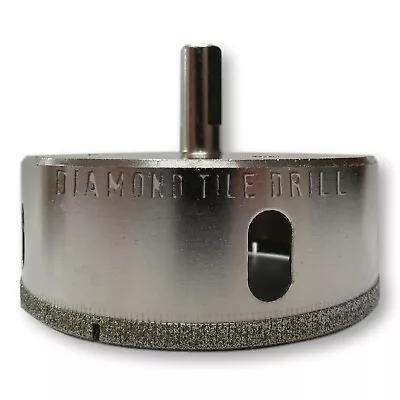 Diamond Hole Saw 90mm Tile Ceramic Porcelain Glass Marble Stone Drill Bit Cutter • £15.38