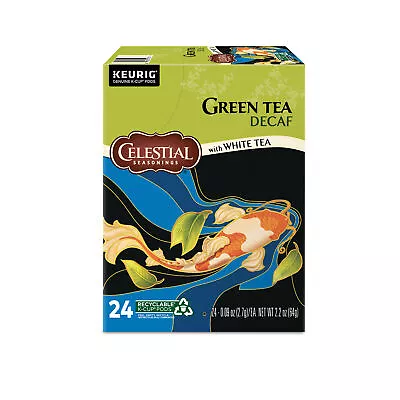 Celestial Seasonings Natural Antioxidant Decaf Green Tea Keurig K-Cup Pods 24ct • $13.99