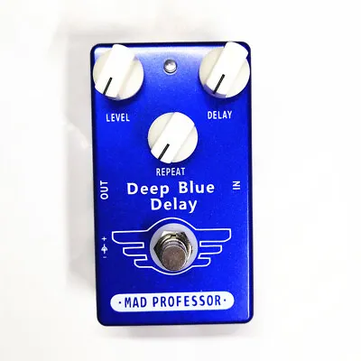 Handmade Guitar Effects Pedal MAD Professor Deep Blue Delay True Bypass • $39.80