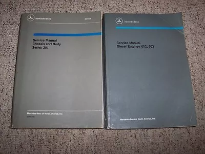 1986-1989 Mercedes Benz 190D Shop Service Repair Manual 2.5L Diesel 1987 1988 • $279.30