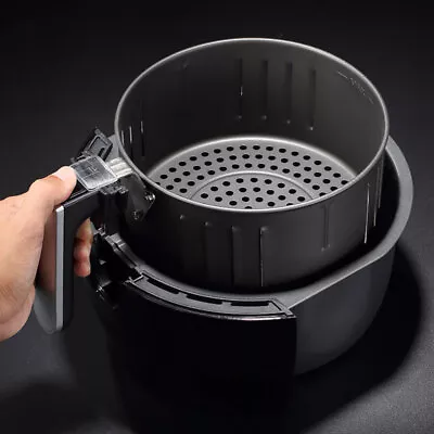  Griddle Accessories Coated Wire Mesh Air Fryer Basket Drain • £20.65