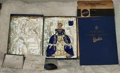 NEW RARE Faberge Imperial Elegance Limited Edition Porcelain Barbie NRFB MINT • $375