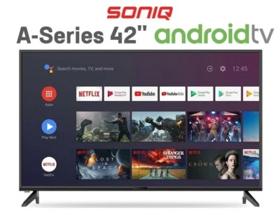 $329 • Buy SONIQ 42FW60A 42  FHD Android Smart TV, USB, WiFi, Netflix, Disney, Stan
