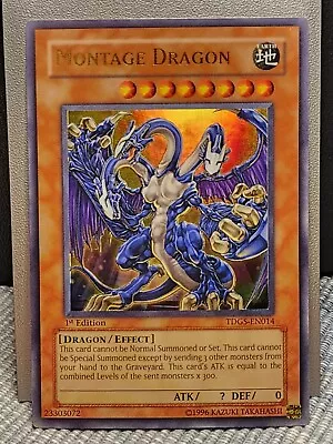 Yugioh Montage Dragon Ultra Rare 1st Edition TDGS-EN014 • $7