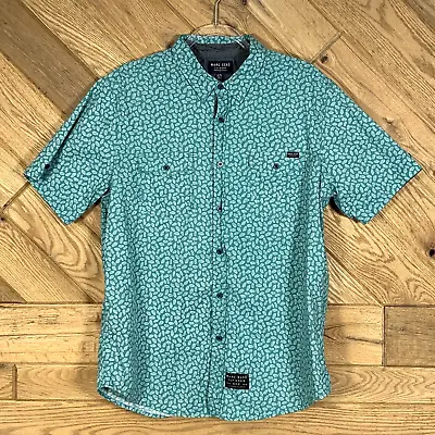 Marc Ecko Mens Size XL Shirt Button Up Short Sleeve Logo • $10.94
