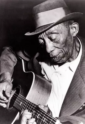 Mississippi John Hurt Poster Playing Guitar Blues Music • £19.25