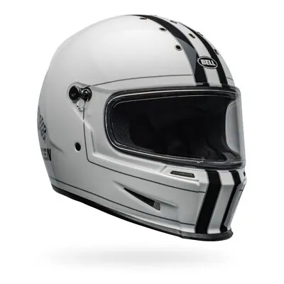 NEW 2024 Bell Eliminator Steve McQueen  White  Helmet ADULT LARGE Vintage AHRMA • $449.95