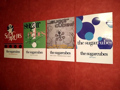 £15.99 • Buy **new** The Sugarcubes A3 Poster Prints Pop Art 3 Set + Bonus Birthday Bjork