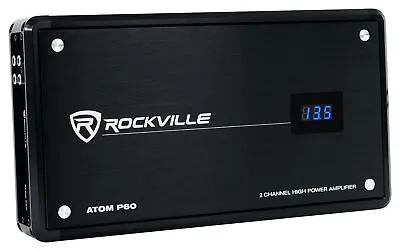 Rockville ATOM P60 4800 Watt Peak/1200w RMS 2 Channel Marine/Boat Amplifier Amp • $159.95