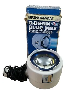 Vtg 80's Brinkmann Q-Beam Blue Max Flashlight • $69.95