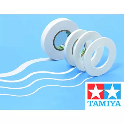 TAMIYA Masking Tape For Curves 2mm 3mm 5mm 12mm - 20m Roll - Choose • £4.95