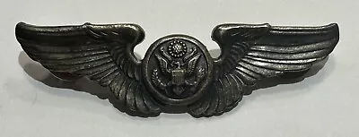 WW2 US AAF Army Air Corps STERLING 3” Aircrew Wings Clutch Back Badge • $29.90