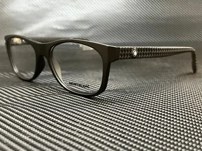 MONT BLANC MB0065O 001 Black Rectangle Men's 55 Mm Eyeglasses • $153.09