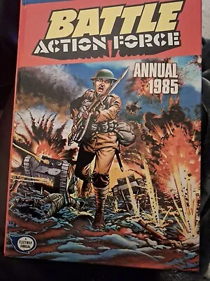 BATTLE ACTION FORCE ANNUAL 1985 - A FLEETWAY ANNUAL - H/B UK G I Joe Unread New • £4.99