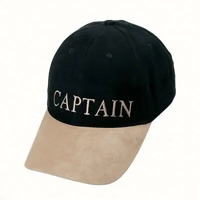 Great Quality Base Ball Cap HAT Marine Theme Yachting Fun Boating Hat  CAPTAIN  • £6.50