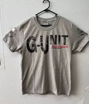 Mens Clothing G Unit Grey  Print Tee Casual Top CLEARANCE Size Medium • $25