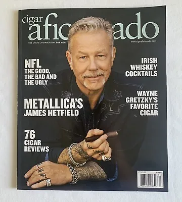 $0.01 • Buy Cigar Aficionado “Metallica’s James Hetfield” Issue April 2023 Magazine 