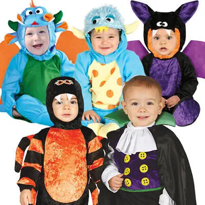 Baby Halloween Fancy Dress Little Spooky Monster Animal Vampire Toddler Costumes • £12.99