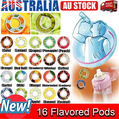 16 Fruit Fragrance Bottle Flavour Pods For Air Up Water Bottle Taste Pods AU • $11.96