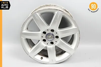 Mercedes R230 SL500 SL550 SL55 AMG 8.5 X R17 17  Wheel Rim Silver 2304010902 OEM • $74.70