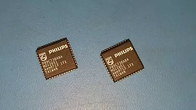 IC Microcontroller 64x8 FLASH 8051 CPU 40MHz CMOS PLCC44 PHILIPS P89C738ABA • $12