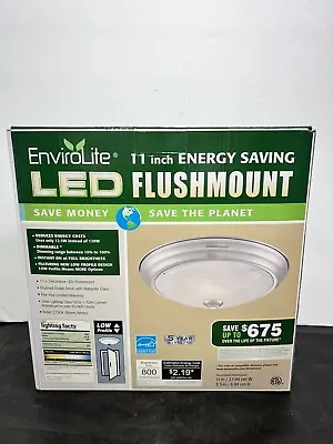 £39.54 • Buy Envirolite Energy Saving 11” Flushmount Light EVLED502D-x
