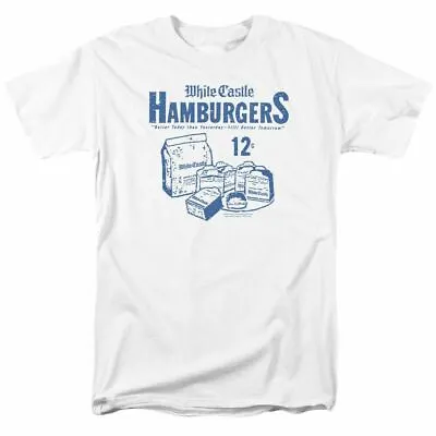 White Castle 12 Cents T Shirt Mens Licensed Hamburger Tee White • $16.79
